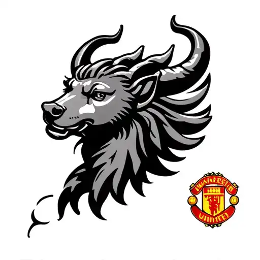Manchester United Red Devil tattoo design idea