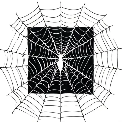 Spider Web Hand tattoo design idea
