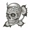brother mourning tattoo tattoo design idea