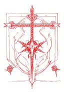 Red cross tattoo tattoo design idea
