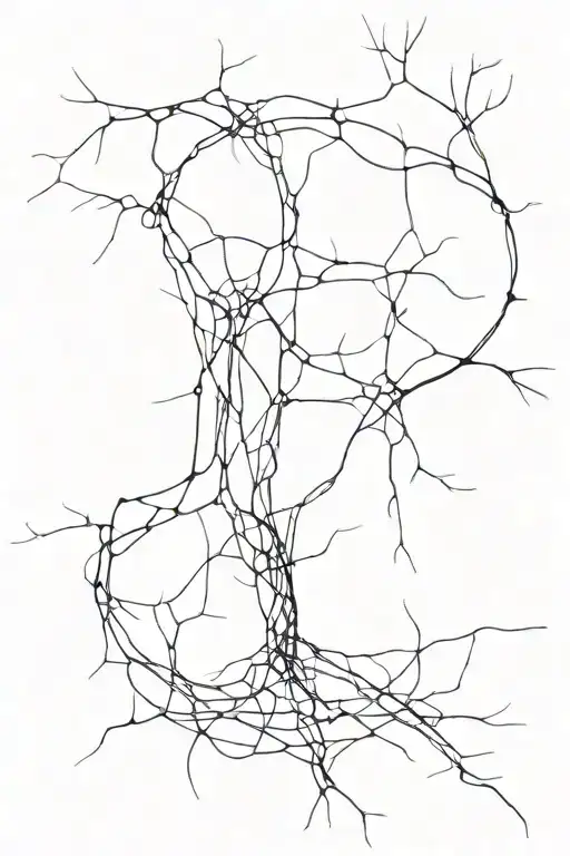 Ramon y Cajal neuron tattoo design idea