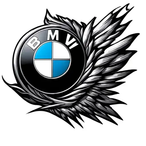 bmw logo tattoo design idea
