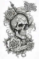 Stay Dangerous tattoo design idea