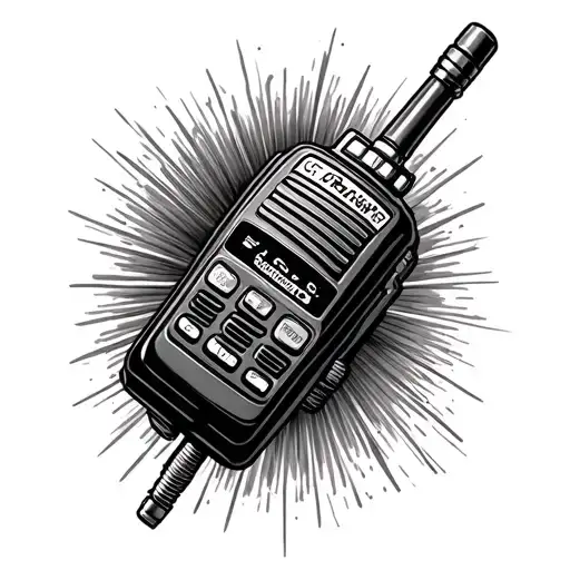 Cb Radio tattoo design idea