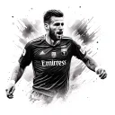 Messi world cup tattoo design idea