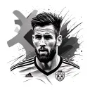 Messi world cup tattoo design idea