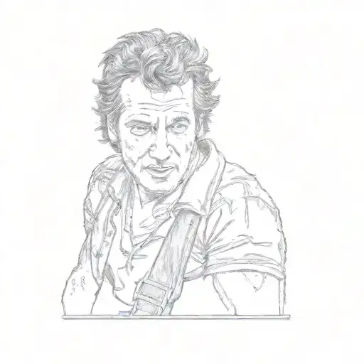 bruce springsteen tattoo design idea