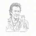 bruce springsteen tattoo design idea
