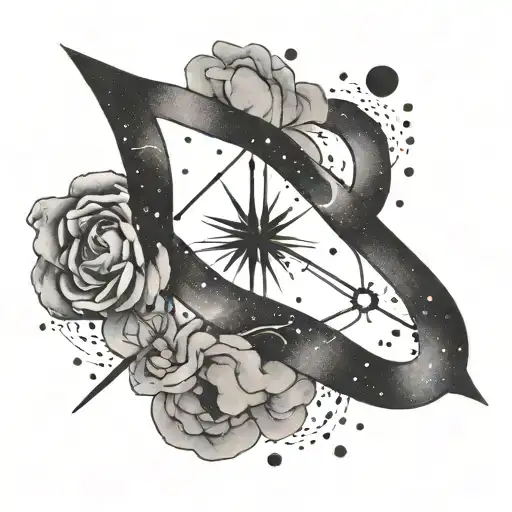 Aquarius, Sagittarius, Cancer, Scorpio constellation tattoo, minimalism, small size tattoo design idea