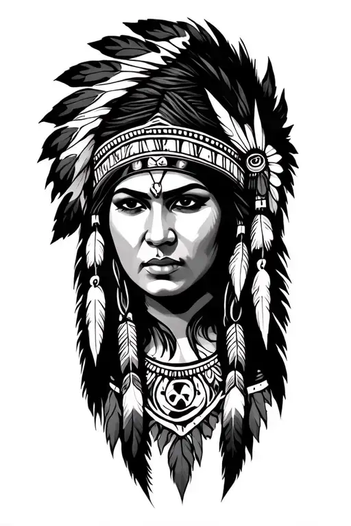 Choctaw Indian culture tattoo that includes tattoo design idea