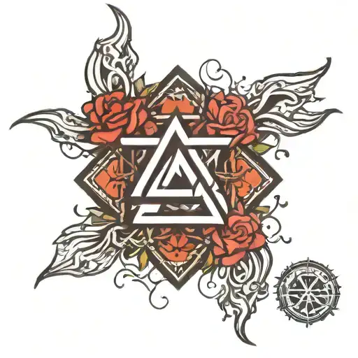 linkin park logo tattoo design idea