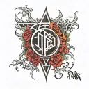 linkin park logo tattoo design idea