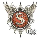 linkin park logo tattoo design idea