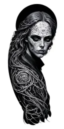 "Don't allow a wicked" around Board Wiring diagram tattoo design idea