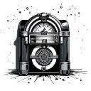 jukebox tattoo design idea