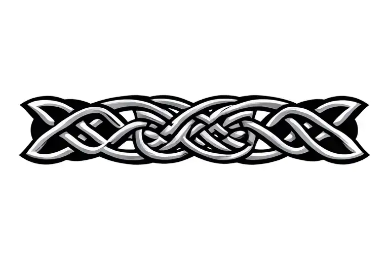 celtic armband vector tattoo design idea
