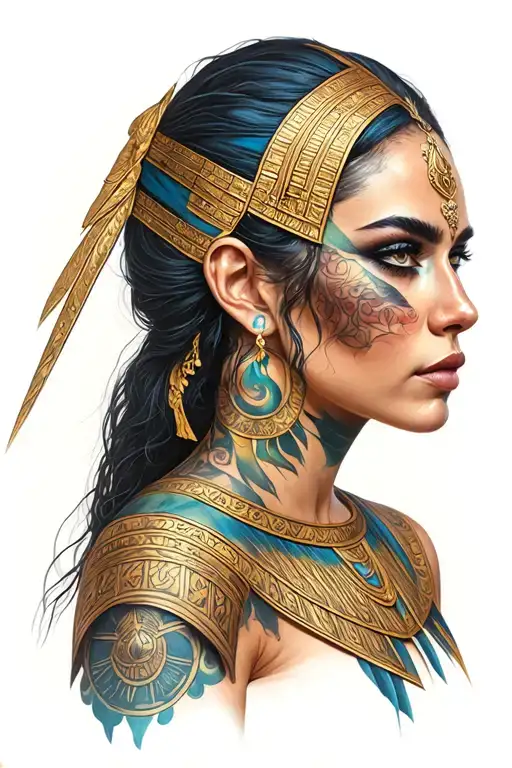 anna taylor joy as osiris tattoo design idea