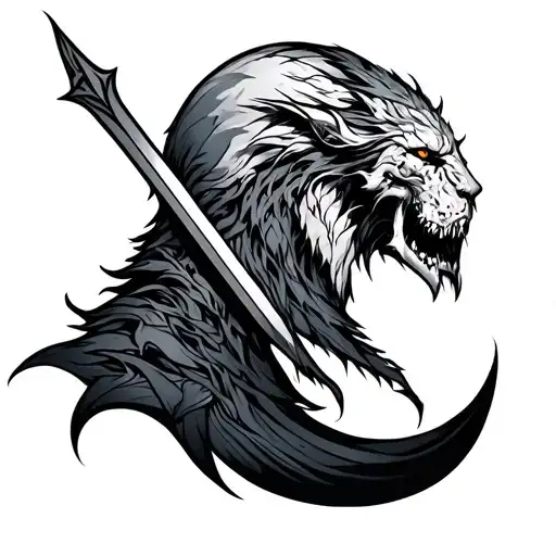 Tyr tattoo design idea