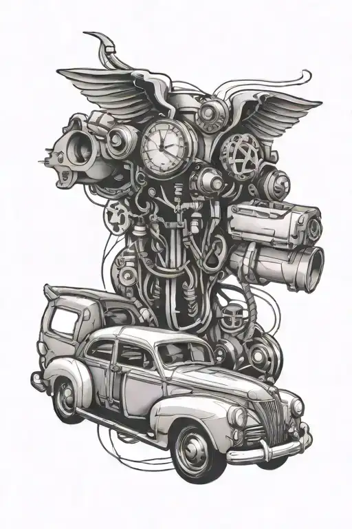 Car electrical tattoo design tattoo design idea