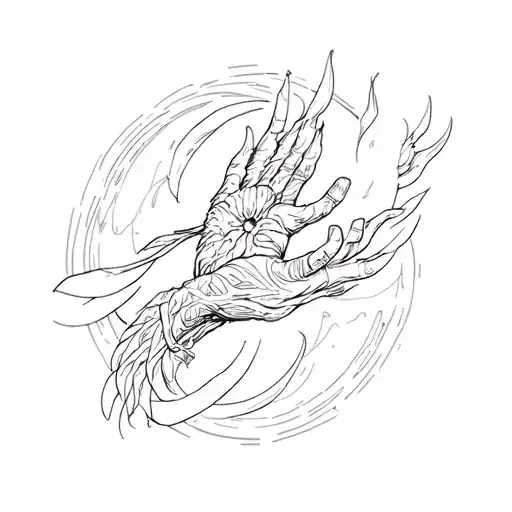 🙌🏾 all the  glory unto god tattoo design idea