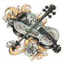 fiddle while Rome burns tattoo design idea