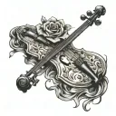 fiddle while Rome burns tattoo design idea