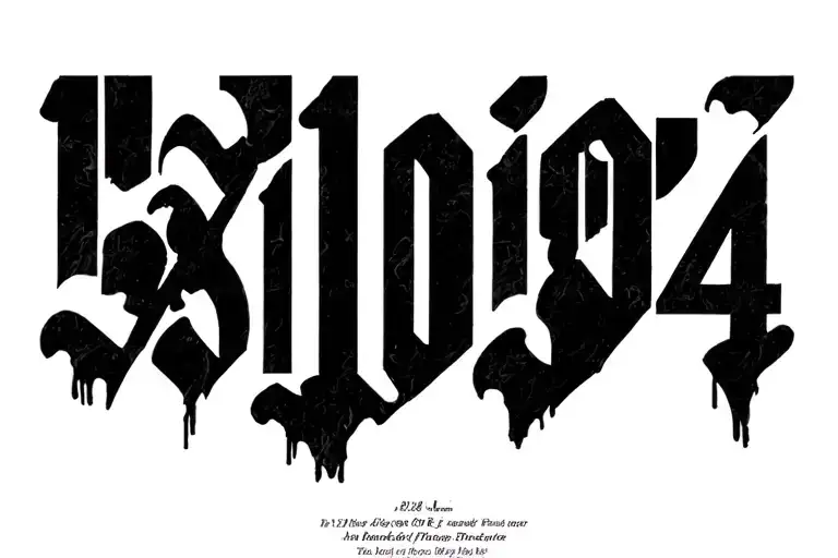 "13/10/1984" roman numerals tattoo design idea