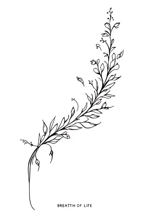 breath of life by Florence + The machine tattoo design idea