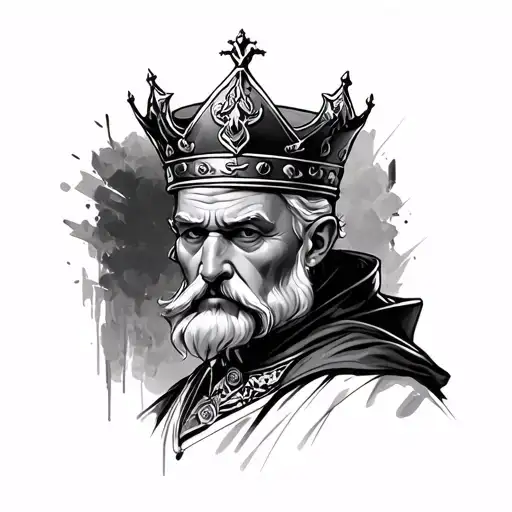 King Baldwin 4 tattoo design idea
