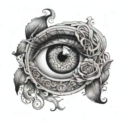 The soul bearing the truth, That beneath the eyes the person Within may be found tattoo design idea