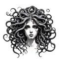 medusa full body tattoo design idea