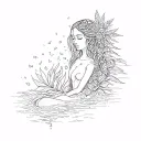 Ibiza spiritual journey tattoo design idea