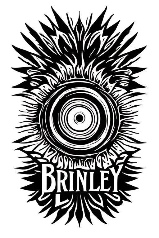 "Brinley Lucia" "Brinley Lucia" Hurricane with sunshine tattoo design idea