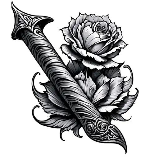Flail tattoo design idea