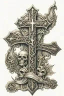 three cross tattoo tattoo design idea