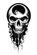 Bay apocalypse eclipse tattoo design idea