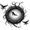 the last of us fireflies  tattoo design idea