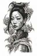 sadako tattoo design idea