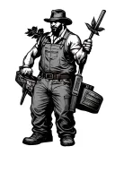 Tattoo for for hardworking man who provides for his family on symbol  tattoo design idea