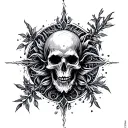 healer edict tattoo design idea