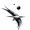 Filler Space tattoo design idea