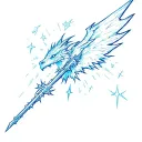 Draco malfoy wand casting shooting stars tattoo design idea