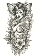 bbc slut tattoo design idea