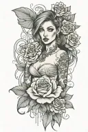 bbc slut tattoo design idea