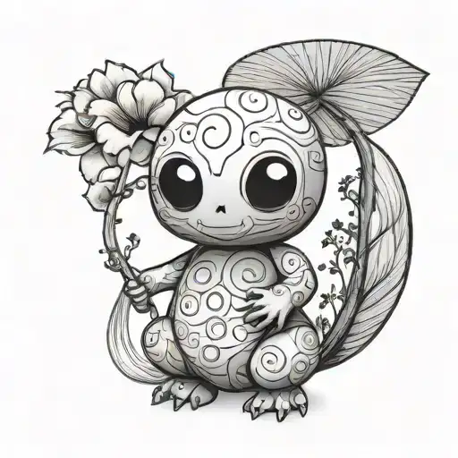 Kodama tattoo design idea