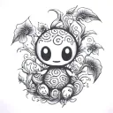 Kodama tattoo design idea