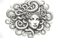 medusa tattoo design idea