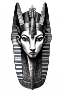 Anubis Egyptian Tattoo design featuring tattoo design idea