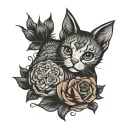 Sissy cuck tattoo design idea