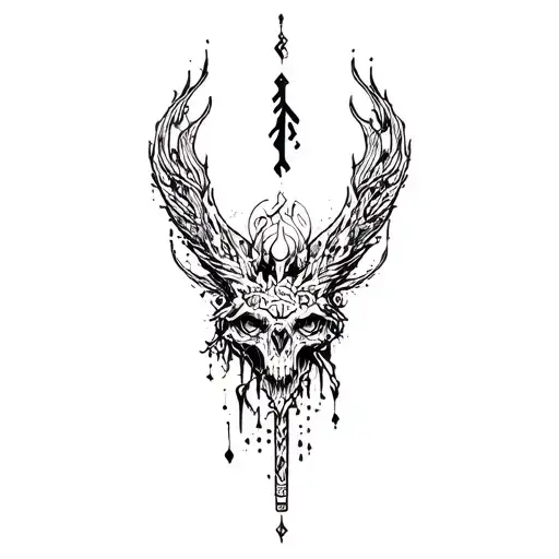 loyalty respect tattoo design idea